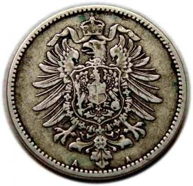 Obrazek 2 dla: 1 marka 1876 Wilhelm I Hohenzollern Niemcy Berlin