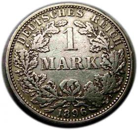 Obrazek dla: 1 marka 1896 Wilhelm II Hohenzollern Niemcy Berlin