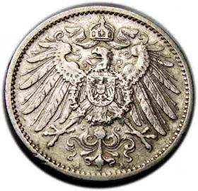 Obrazek 2 dla: 1 marka 1901 Wilhelm II Hohenzollern Niemcy Berlin