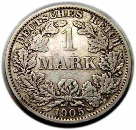 Obrazek dla: 1 marka 1905 Wilhelm II Hohenzollern Niemcy Berlin