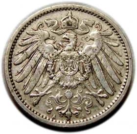 Obrazek 2 dla: 1 marka 1908 Wilhelm II Hohenzollern Niemcy Berlin