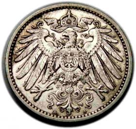 Obrazek dla: 1 marka 1907 Wilhelm II Hohenzollern Niemcy Berlin