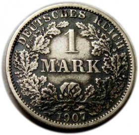 Obrazek dla: 1 marka 1907 Wilhelm II Hohenzollern Niemcy Berlin