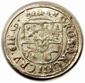 Obrazek 2 dla: 3 krajcary 1618 Jan Jerzy Hohenzollern Księstwo Karniowskie Karniów