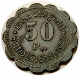 Obrazek dla: 50 fenigów 1920 Szczecin / Stettin