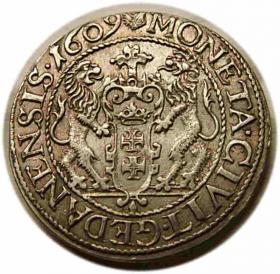 Obrazek 2 dla: ort 1609 Zygmunt III Waza Gdańsk 