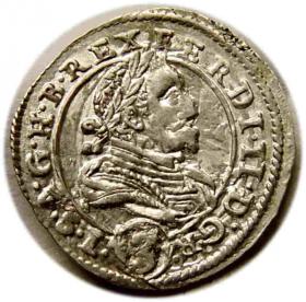 Obrazek dla: 3 krajcary 1622 Ferdynand II Habsburg Austria Graz