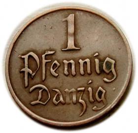 Obrazek dla: 1 fenig 1926 Wolne Miasto Gdańsk