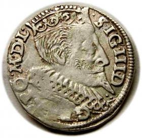 Obrazek dla: Trojak 1596 Zygmunt III Waza Bydgoszcz
