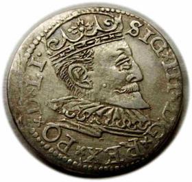 Obrazek dla: Trojak 1596 Zygmunt III Waza Ryga