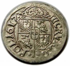Obrazek 2 dla: 3 krajcary 1617 Zygmunt III Waza Kraków