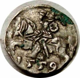 Obrazek dla: Denar 1559 Zygmunt II August Wilno