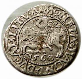 Obrazek dla: Półgrosz 1560 Zygmunt II August Wilno