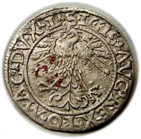 Obrazek 2 dla: Półgrosz 1562 Zygmunt II August Wilno
