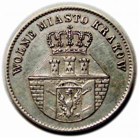Obrazek 2 dla: 1 złoty 1835 Wolne Miasto Kraków