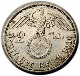 Obrazek 2 dla: 2 marki 1939 A Niemcy Berlin