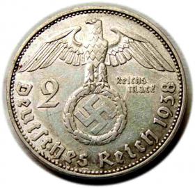 Obrazek 2 dla: 2 marki 1938 Niemcy Muldenhutten
