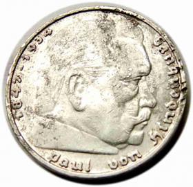 Obrazek dla: 5 marek 1937 D Niemcy Monachium