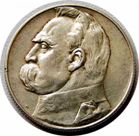 Obrazek dla: 5 złotych 1938 Józef Piłsudski Warszawa