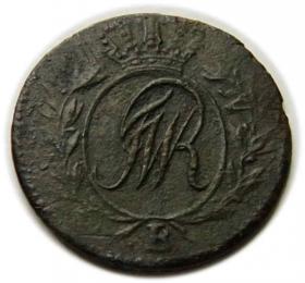 Obrazek 2 dla: Półgrosz 1796 Fryderyk Wilhelm II Prusy Południowe Wrocław
