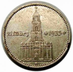 Obrazek dla: 2 marki 1934 Kościół w Poczdamie Niemcy Karlsruhe
