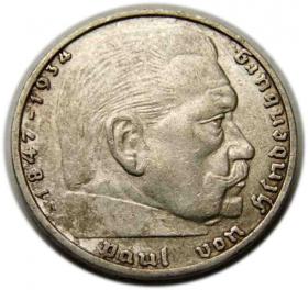 Obrazek dla: 2 marki 1937 A Niemcy Berlin