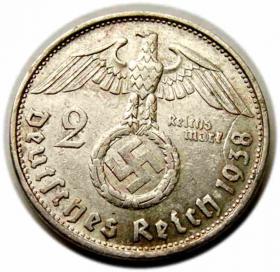 Obrazek 2 dla: 2 marki 1938 B Niemcy Wiedeń