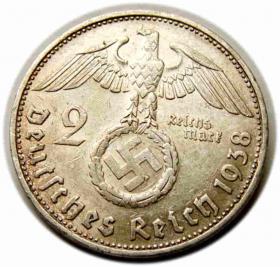 Obrazek 2 dla: 2 marki 1938 Niemcy Wiedeń