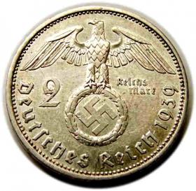 Obrazek 2 dla: 2 marki 1939 A Niemcy Berlin