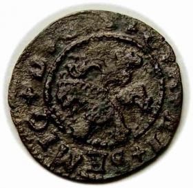 Obrazek 2 dla: Szeląg 1576 Gotard Kettler Księstwo Kurlandzkie Mitawa