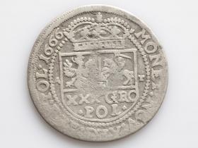 Obrazek 2 dla: Tymf 1666 Jan Kazimierz Bydgoszcz