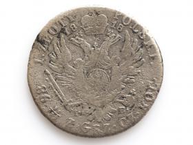 Obrazek 2 dla: 1 złoty 1818 Królestwo Polskie