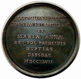 Obrazek 2 dla: Medal 1747 Augustus III Sas
