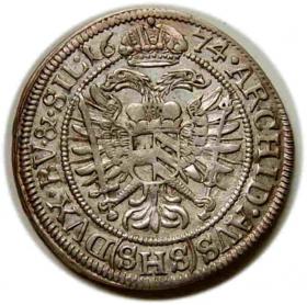 Obrazek 2 dla: 6 krajcarów 1674 Leopold I Wrocław