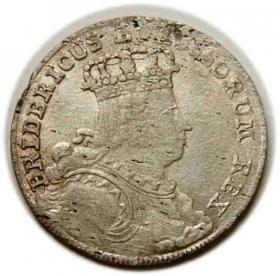 Obrazek dla: Szóstak 1755 Fryderyk II Wielki Prusy Wrocław
