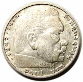 Obrazek dla: 2 marki 1936 D Monachium Niemcy 