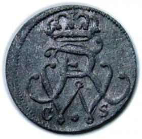Obrazek 2 dla: Szeląg 1734 Fryderyk Wilhelm I Prusy Królewiec
