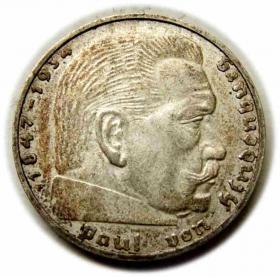 Obrazek dla: 2 marki 1939 F Niemcy Stuttgart