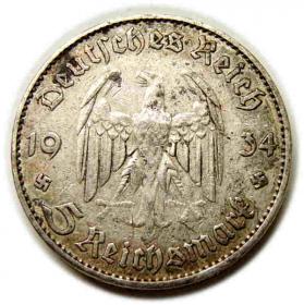 Obrazek 2 dla: 5 marek 1934 Niemcy Hamburg