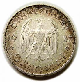 Obrazek 2 dla: 5 marek 1935 E Niemcy Muldenhutten 