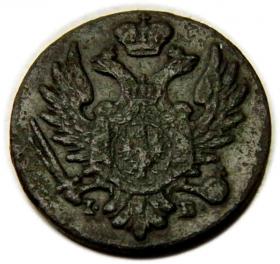 Obrazek 2 dla: 1 grosz 1825 Królestwo Polskie Warszawa
