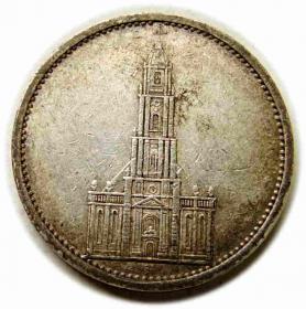 Obrazek dla: 5 marek 1934 A Berlin Niemcy Kościół srebro
