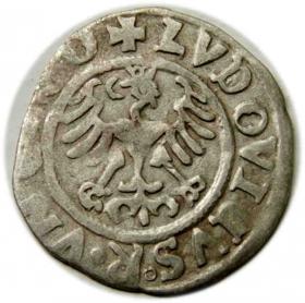 Obrazek 2 dla: Półgrosz 1526 Ludwik I Jagiellończyk Świdnica