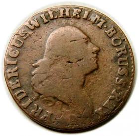 Obrazek dla: Grosz 1797 Fryderyk Wilhelm II Prusy Południowe Wrocław