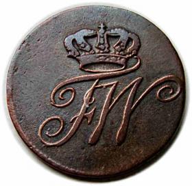 Obrazek 2 dla: 1/2 krajcara 1797 Fryderyk Wilhelm II Śląsk Wrocław