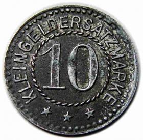 Obrazek dla: 10 fenigów 1918 Koźmin Koschmin