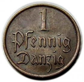 Obrazek dla: 1 fenig 1937 Wolne Miasto Gdańsk