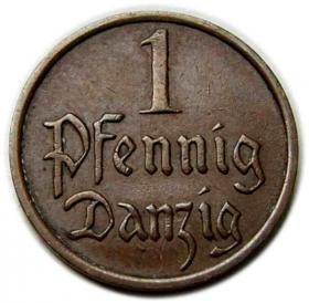 Obrazek dla: 1 fenig 1937 Wolne Miasto Gdańsk
