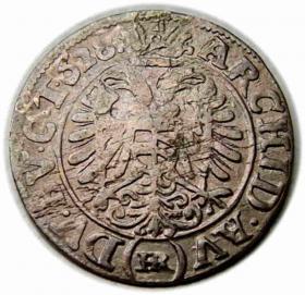 Obrazek 2 dla: 3 krajcary 1628 Ferdynand II Habsburg Wrocław