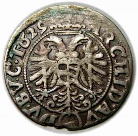 Obrazek 2 dla: 3 krajcary 1629 Ferdynand II Habsburg Wrocław